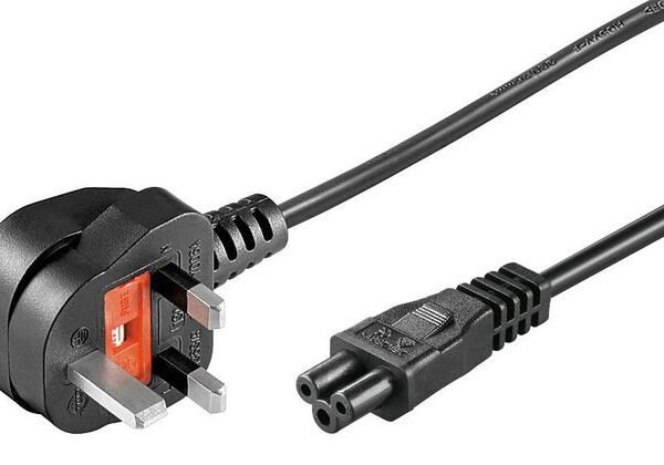 Microconnect PE090830 power cable Black 3 m Power plug type G C5 coupler