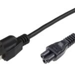 Power Cord US Type B - C5 3m  50% annealed copper and 50%  PVC. Power US Type B - C5 JT-3/ST2B SVT 3x18AWG  CU