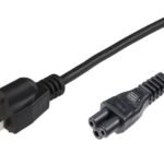 Power Cord US Type B - C5 3m  50% annealed copper and 50%  PVC. Power US Type B - C5 JT-3/ST2B SVT 3x18AWG  CU