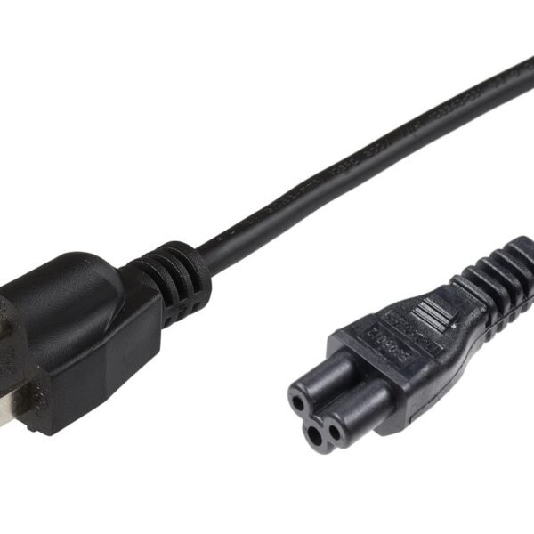 Power Cord US Type B - C5 3m  50% annealed copper and 50%  PVC. Power US Type B - C5 JT-3/ST2B SVT 3x18AWG  CU