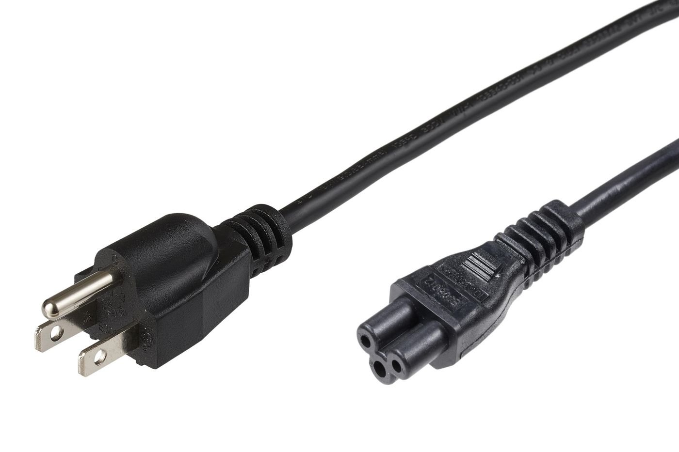 Img_25895453.jpg Power Cord US Type B - C5 3m 50% annealed copper and 50% PVC. Power US Type B - C5 JT-3/ST2B SVT 3x18AWG CU - Image 1