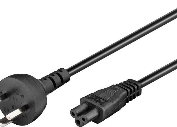 Power Cord DK EDB - C5 1.8m Black, H05VV-F3x0.75mm2 CU, Male-Female