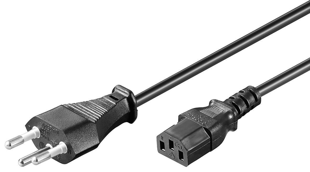 Img_25908813.jpg Power Cord Swiss - C13 3m Power Swiss Type J - C13 H05VV-F 3 x 1mm? - Image 1