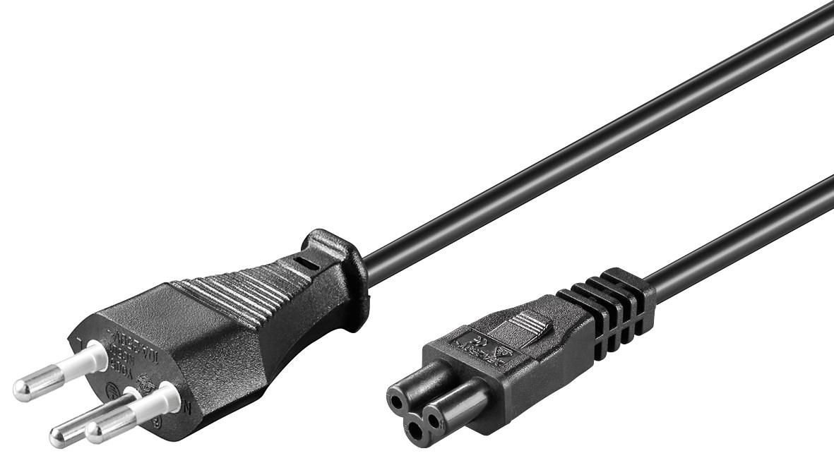 Img_25908816.jpg Power Cord Swiss - C5 3m Power Swiss Type J to C5 H05VV-F3x0.75mm2 CU - Image 1