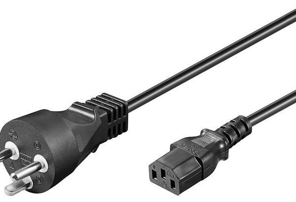 PowerCord DK 1m IEC320 Black
