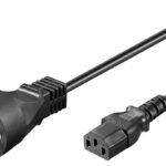 PowerCord DK 1m IEC320 Black