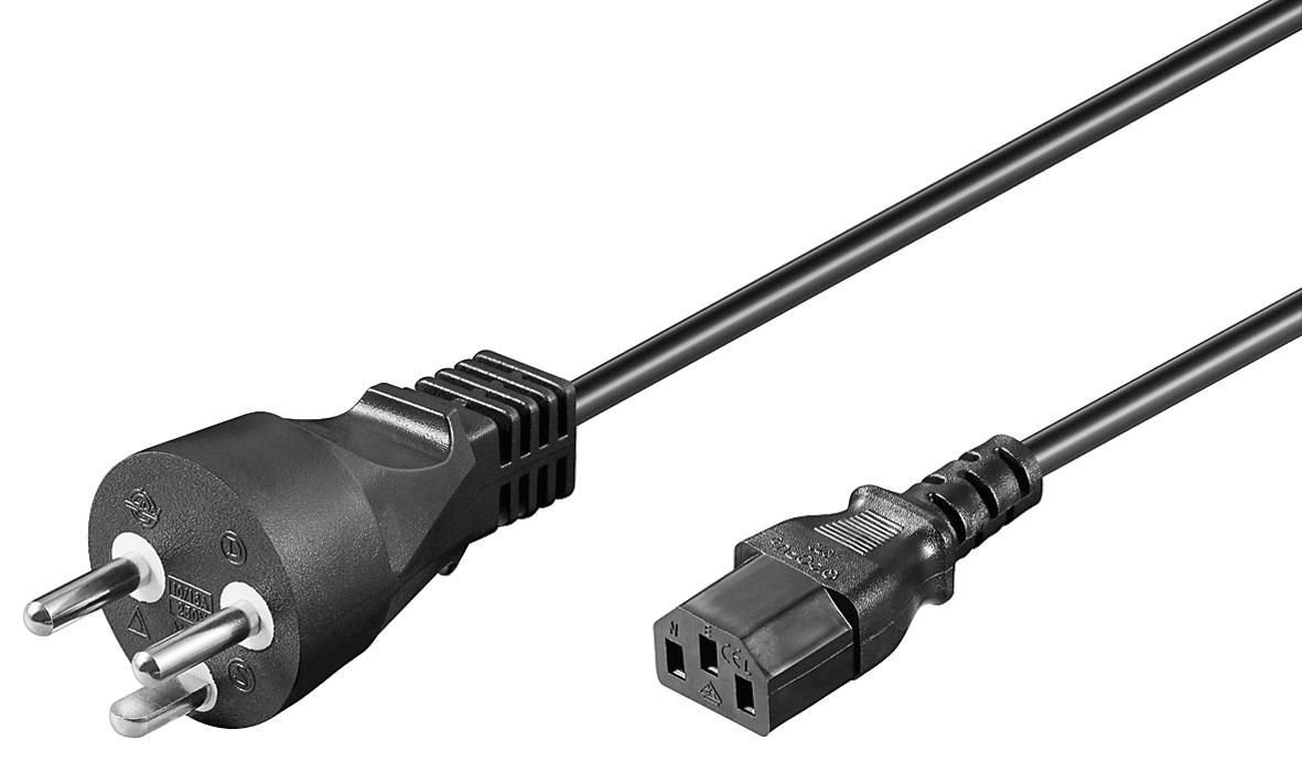 Img_25920737.jpg PowerCord DK 1m IEC320 Black - Image 1