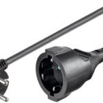 Schuko power extension M-F 10m Angled Schuko 3Gx1.5MM2, 10  A, 250V