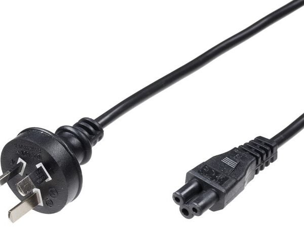 Power Cord Australia to C5  1.8m Australia Type I to C5  Black H05VV-F 3 x 0.75mm?