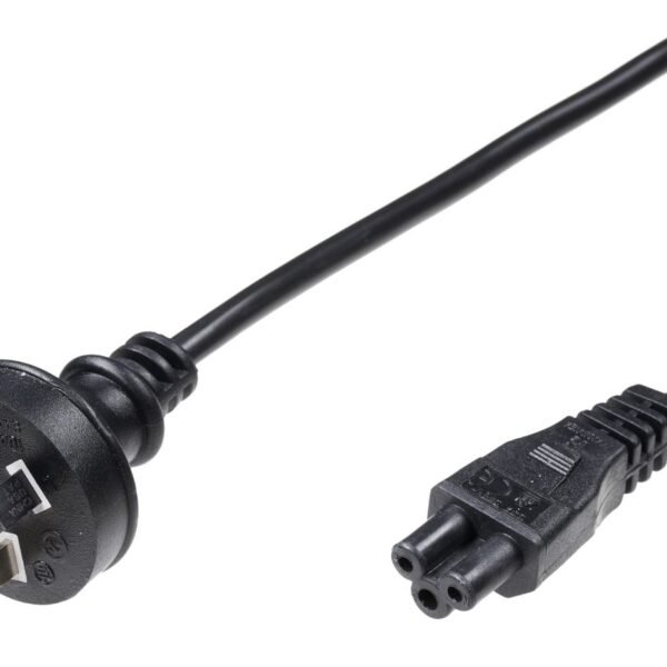 Power Cord Australia to C5  1.8m Australia Type I to C5  Black H05VV-F 3 x 0.75mm?