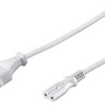 Microconnect PE030720W power cable White 2 m Power plug type C C7 coupler