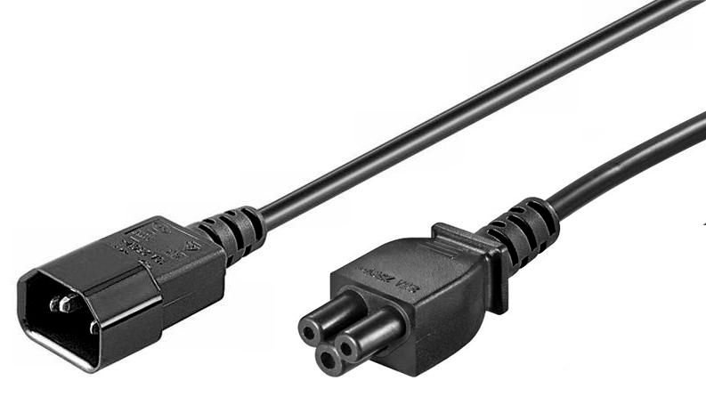 Img_25952489.jpg Power Cord C5 - C14 1.8m H05VV-F3x0.75mm2 CU, Female-Male - Image 1