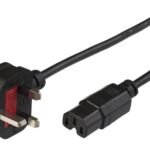 Microconnect PE090420C15 power cable Black 2 m Power plug type G C15 coupler