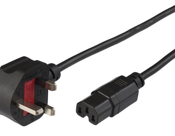 Microconnect PE090420C15 power cable Black 2 m Power plug type G C15 coupler
