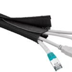 Cablesock W/hook and loop 1.8  m Tube dimameter: 2-4cm Black