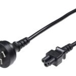 Power Cord China - C5 1.8m Type I to C5, Black H05VV-F3x0.75mm2, CCC & RoHS