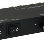 Speaker Control 2 way with Banana Connector, This  product is only approved for connection to loudspeaker outputsof audio