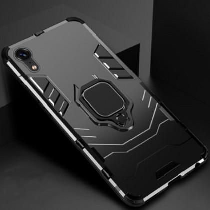 Img_26106184.jpg Case for iPhone XR With Ring Holder(Work with Magnetic Car Mount) Anti-Scratch Shock-Absorption Case Full Body Protective - Image 1