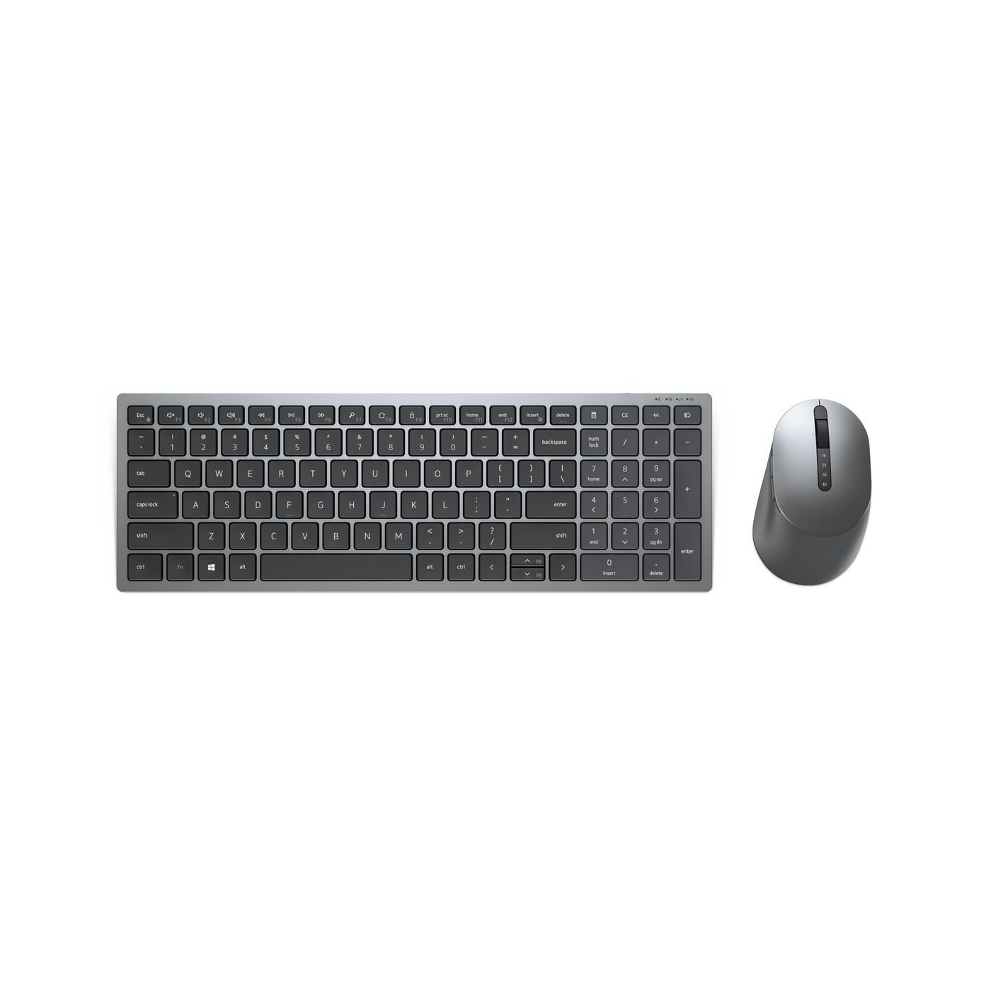Img_26180313.jpg KM7120W keyboard RF Wireless + Bluetooth QWERTY French Grey, Titanium KM7120W, Full-size (100%), RF Wireless + Bluetooth, AZERTY, - Image 1
