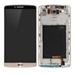LCD Screen and Digitizer with  Front Frame Assembly Gold for  LG G3 D850 Digitizer with Front Frame Assembly Gold