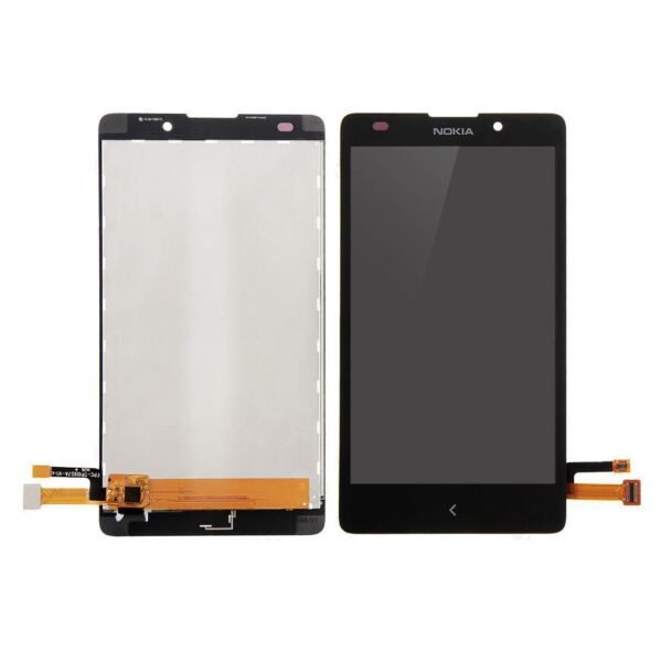 LCD Screen and Digitizer  Assembly Black for Nokia XL  Digitizer Assembly Black