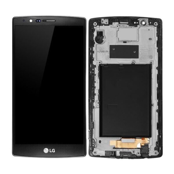 LCD Screen and Digitizer with  Front Frame Assembly for LG  G4 H815 Black and Digitizer with Front Frame Assembly