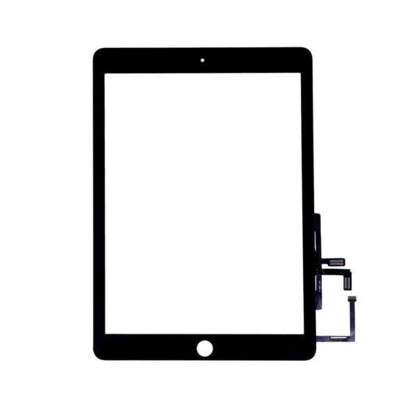 Touch panel assembly Black Ipad 6 (2018 edition) w. adhesive and without homebutton- A1893 and A1954