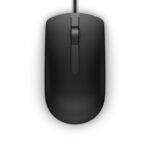 MS116 USB Wired Mouse,  Sapphire, BrownBox, Black  EPEAT, Liteon, EMEA, APJ (exclude China) MS116, Ambidextrous, Optical, USB