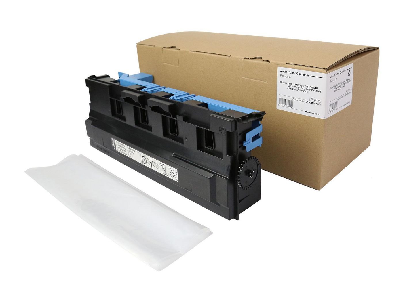 Img_26294188.jpg Waste Toner Container Konica Minolta Bizhub 224E, 284E, 364E, 454E, 554E, C224, 224e, 284, 284e, 308, - Image 1