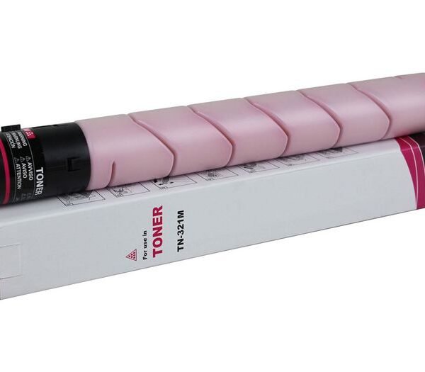 TN-321M Toner Cartridge 514g/Pc - 25K Pages KONICA MINOLTA Bizhub C224, 284, 364, 224e, 284e, 364e
