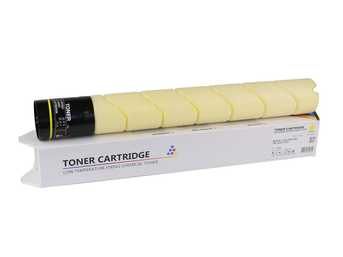 Img_26294929.jpg Toner Cartridge Yellow TN-216Y/319Y KONICA MINOLTA Bizhub C220, C280, C360 - Image 1