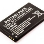 Battery 4.44Wh Li-ion 3.7V  1200mAh for Nokia Mobile  4.44Wh Li-ion 3.7V 1200mAh