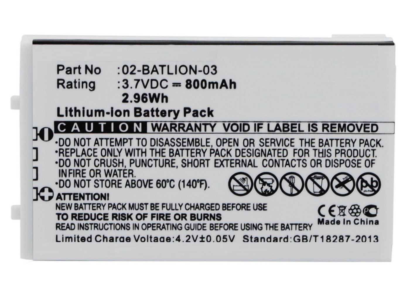 Img_26297942.jpg Battery for Opticon Scanner 2.9Wh Li-ion 3.7V 800mAh White, OPL-7724, OPL-7734, OPL-9700, OPL-9712, OPL-9713, OPL-9723 - Image 1