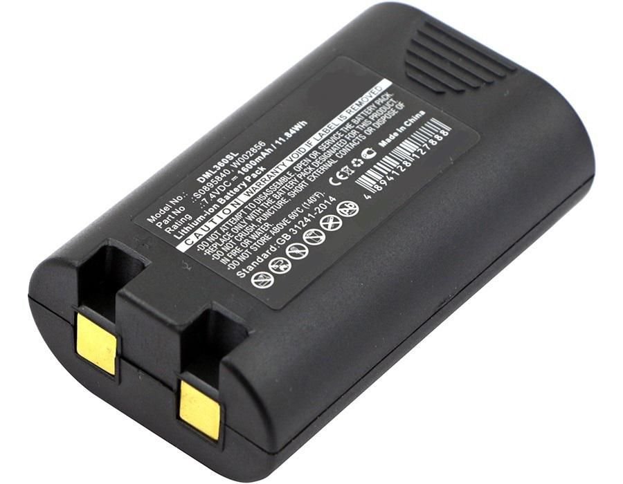 Img_26298070.jpg Battery for M&DYMO Printer 11.8Wh Li-ion 7.4V 1600mAh Black 1759398 S0895840 W002856 - Image 1