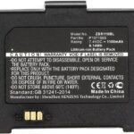 Battery for Zebra Printer 8.14Wh Li-ion 7.4V 1100mAh Black, P1070125-008, P1071565