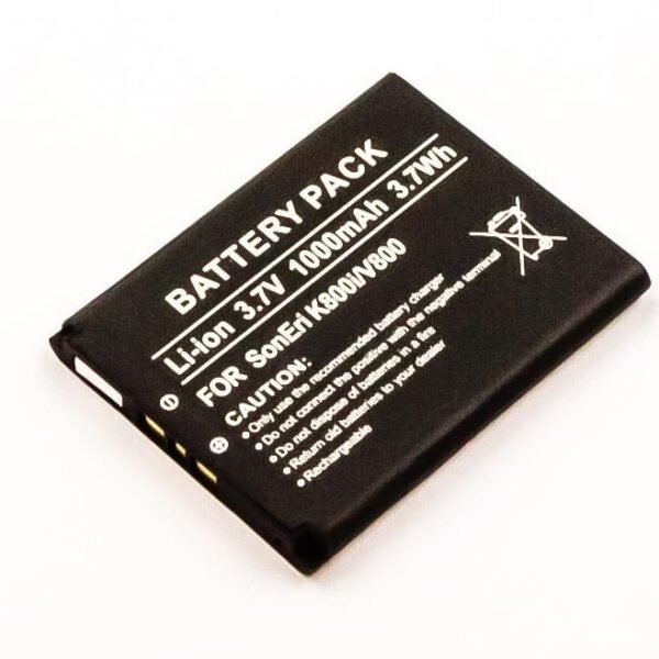 Battery for Sony Mobile  3.33Wh Li-ion 3.7V 900mAh  Sony 3.7Wh Li-ion 3.7V 1000mAh Sony