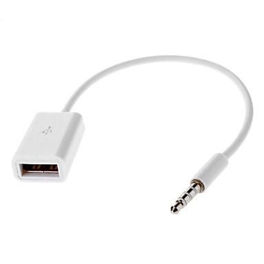 Img_26303454.jpg USB to mini Jack Adapter, White - Image 1