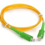 SC/APC-SC/APC 15m OS2 Simplex  Fibre Patch Cable Singlemode  Simplex LSZH