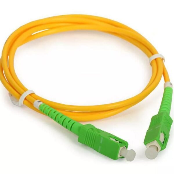 SC/APC-SC/APC 15m OS2 Simplex  Fibre Patch Cable Singlemode  Simplex LSZH
