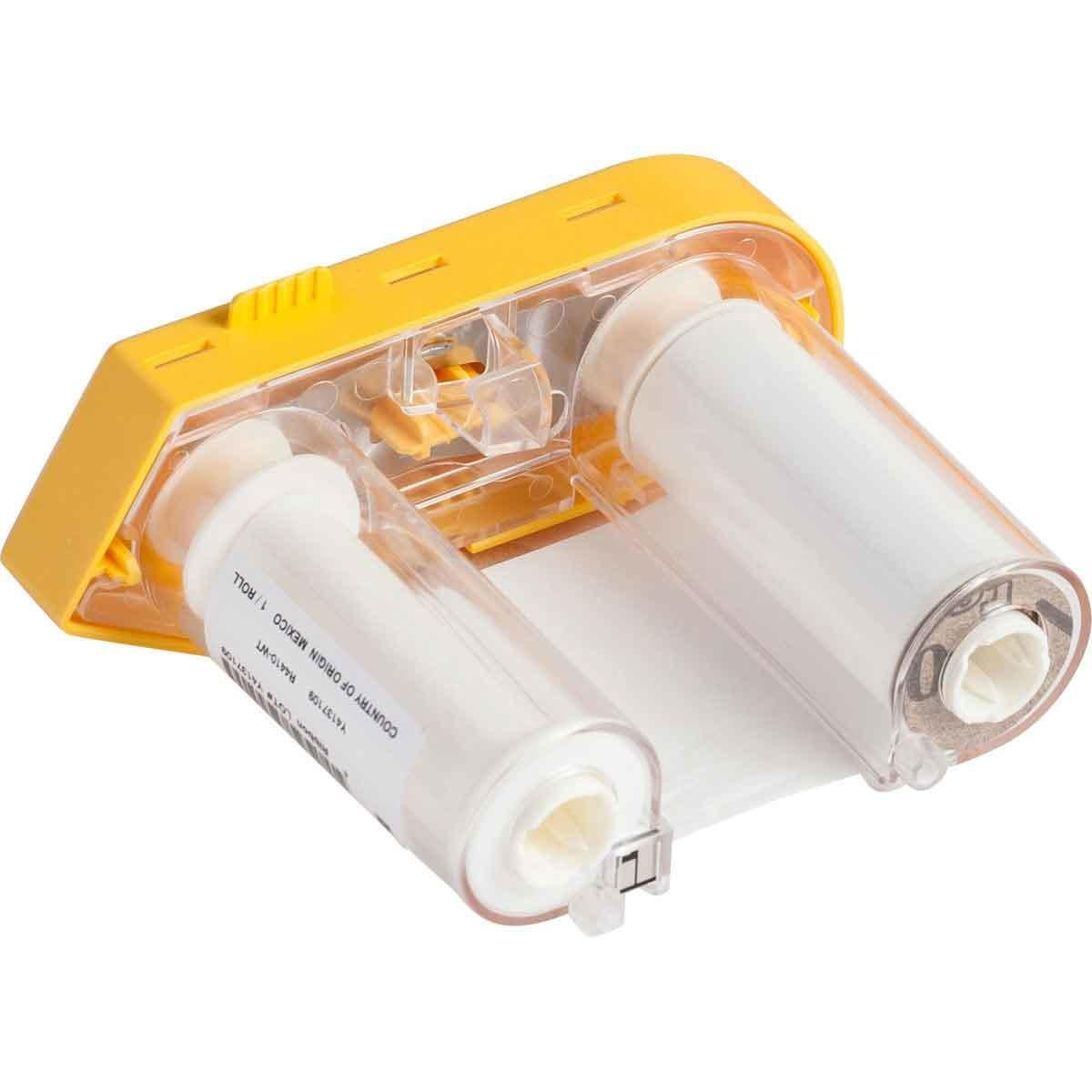Img_26764908.jpg R4400 Series White Ribbon for M611, M610 and BMP61 M61-R4410-WT, BradyPrinter M611, White, Thermal transfer, Transparent, Yellow, - Image 1