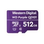 WD Purple SC QD101 memory  card 512 GB MicroSDXC Class  10 WD Purple SC QD101, 512 GB, MicroSDXC, Class 10, Class 1 (U1), Purple