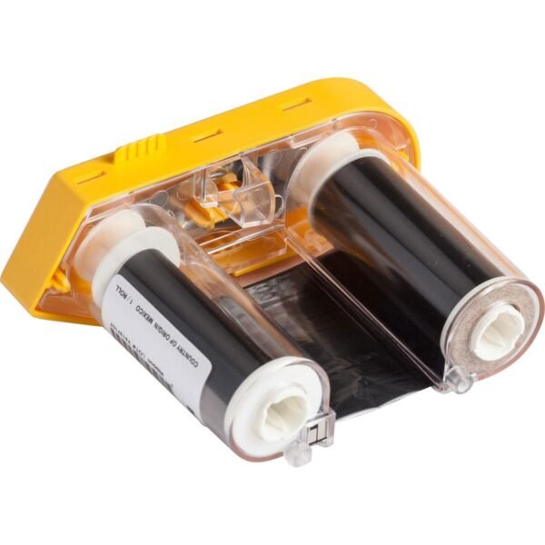 R10010 Series Black Ribbon  for M611, M610 and BMP61  M61-R10010, BMP61 Label Printer, BradyPrinter M611 Mobile Label Printer, Black,
