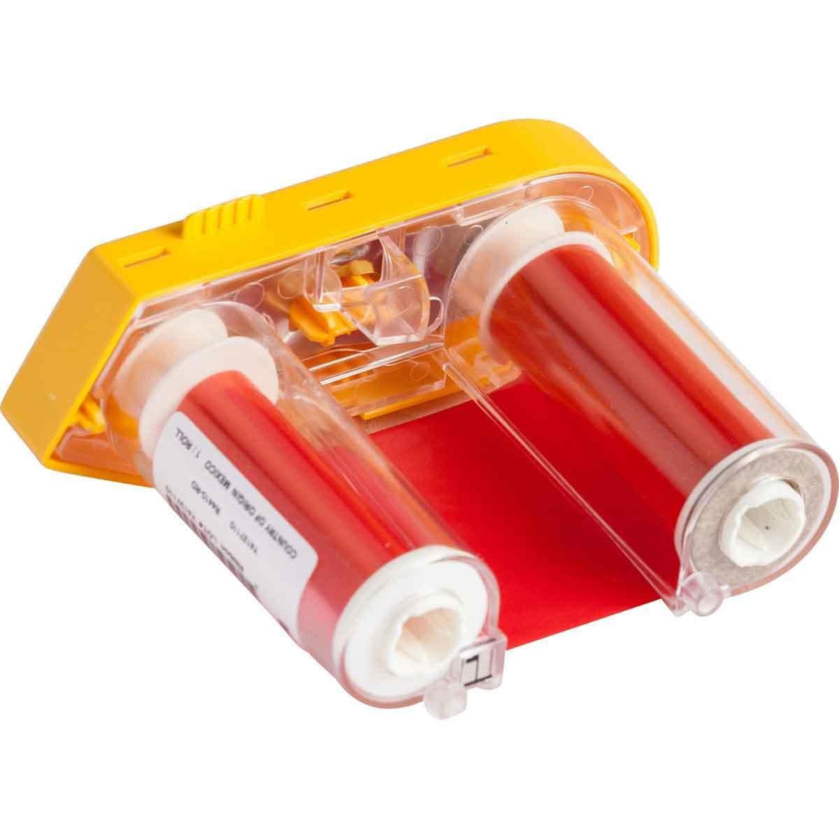 Img_27162558.jpg R4400 Series Red Ribbon for M611, M610 and BMP61 M61-R4410-RD, BMP 61, BradyPrinter M611, Red, Brady, 100 g, 5 cm, 22.86 m - Image 1