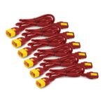 AP8706S-WWX340 power cable  Red 1.83 m C13 coupler C14  coupler AP8706S-WWX340, 1.83 m, C13 coupler, C14 coupler