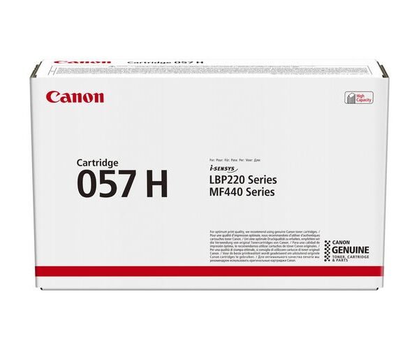 i-SENSYS 057H toner cartridge  1 pc(s) Original Black  i-SENSYS 057H, 10000 pages, Black, 1 pc(s)