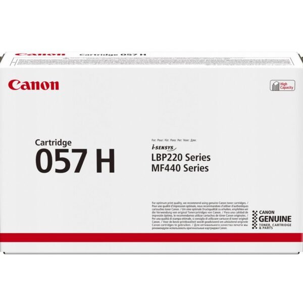 i-SENSYS 057H toner cartridge  1 pc(s) Original Black  i-SENSYS 057H, 10000 pages, Black, 1 pc(s)
