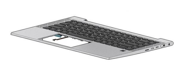 Img_27342795.jpg TOP COVER W/ KBD CP+PS BL ITL M36312-061, Keyboard, Italian, Keyboard backlit, HP - Image 1