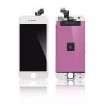 LCD Display White for iPhone 5 Touch screen and Glass, Full Assembly, High Copy