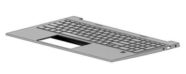 TOP COVER NSV W KB NSV FPR BL M08910-051, Keyboard, French,  Keyboard backlit, HP