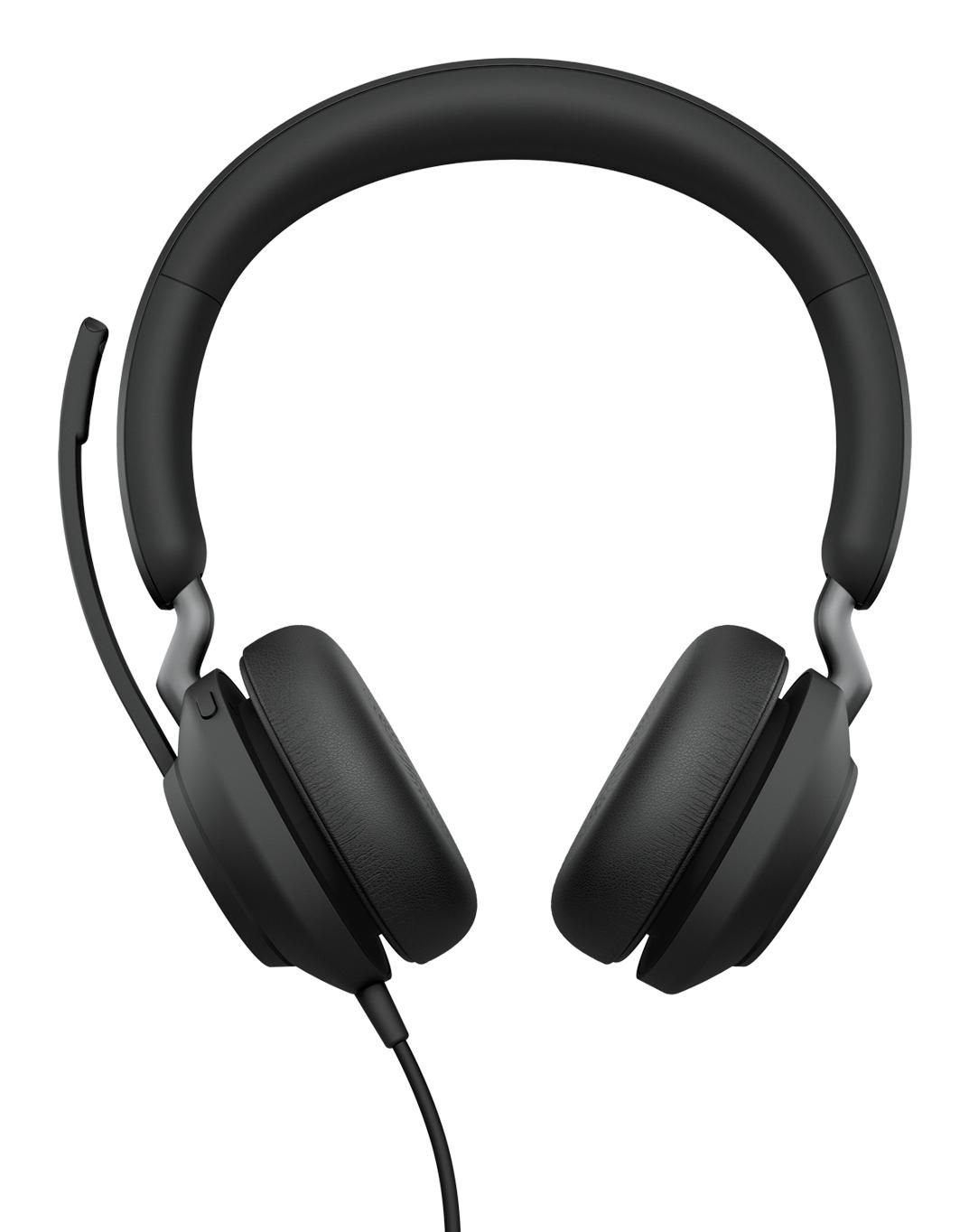 Img_27884963.jpg Evolve2 40, USB-C, UC Stereo Evolve2 40, UC Stereo, Headset, Head-band, Office/Call center, Black, Binaural, Multi-key, Play/Pause, - Image 1